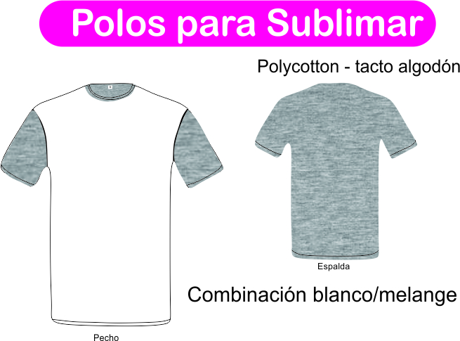 polos para sublimacion