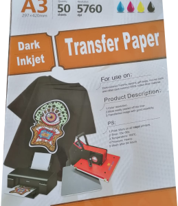 Papel transfer polo oscuro A3